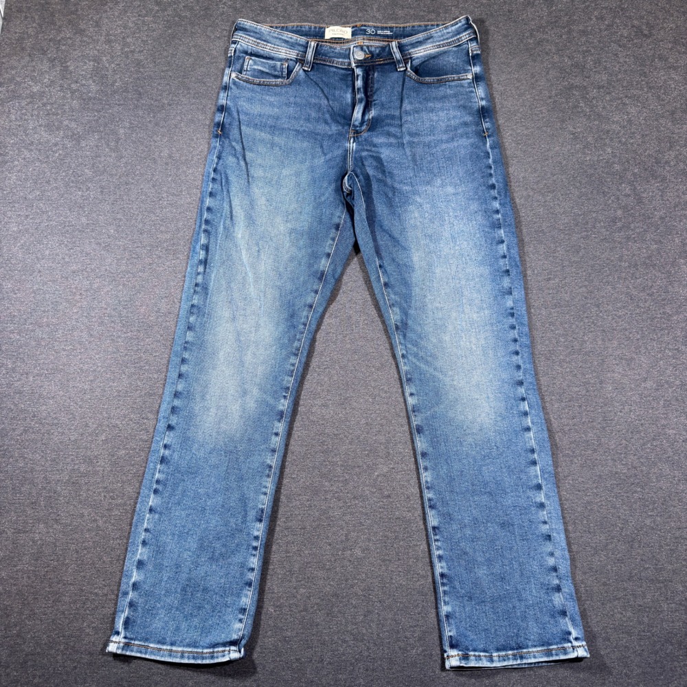 Pilcro Slim Boyfriend Jeans Womens 30 Blue Denim Anthropologie Stretch Pants